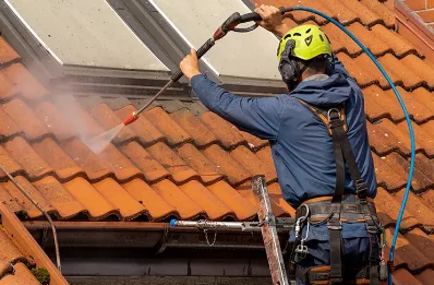 Démoussage et hydrofuge de toiture à Campsegret